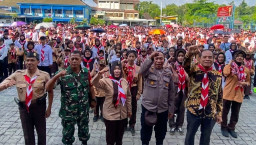 Kegiatan yang dilaksanakan pada Sabtu (20/6/2026) tersebut dihadiri unsur Unitomo, Kwartir Ranting Sukolilo, Forkopimka, kepala sekolah, pembina, dan orang tua.
