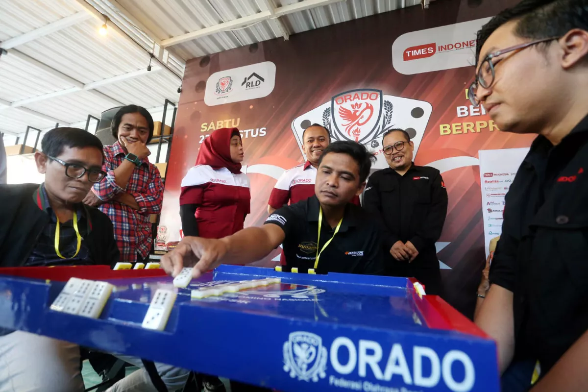Laga Final Turnamen Domino Jurnalis Kemerdekaan 2026