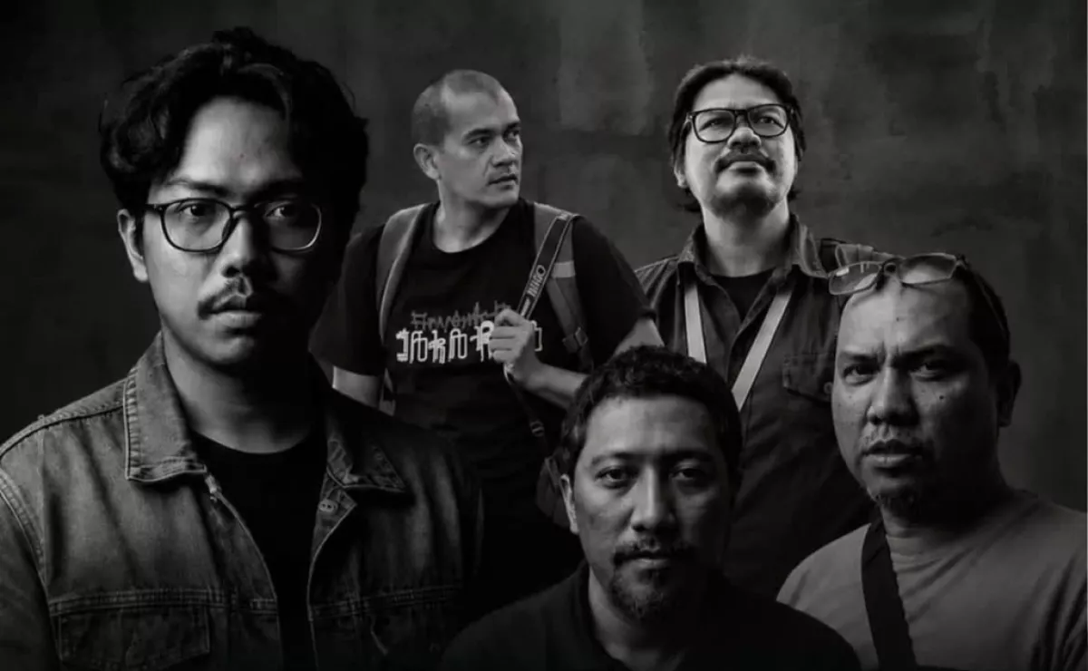 Arbas, Yudis, Daus, Donal, Bagus, Warta, Sukarman, dan Heriyanto. Beritafoto/PFI